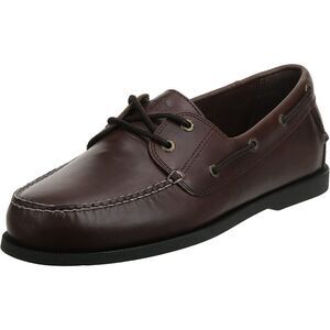 Dockers Men’s Vargas Raisin Leather size 11.5 Handsewn Boat Shoe BNIB